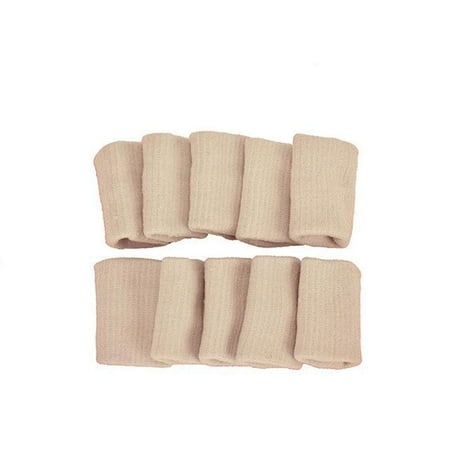 Breathable Elastic Thumb Splint Finger Sleeves For Basketball, Tennis,Baseball, Cricket- 10 Pcs