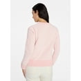 thumbnail image 4 of Time and Tru Women's Pullover Chenille Top with Long Sleeves, Sizes XS-XXXL, 4 of 6