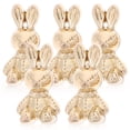 thumbnail image 3 of 5Pcs Rabbit Shape Buttons Alloy Clothes Buttons Adorable Clothing Buttons Vintage Bunny Buttons, 3 of 8