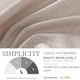 thumbnail image 5 of Cortinas Jinchan Taupe Texturizadas en Lino 160x160cm 2 Paneles, 5 of 6