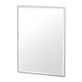 thumbnail image 3 of Gatco Flush Mount EZ Hanging 25" Framed Rectangular Mirror, Satin Nickel, 3 of 4