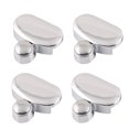 thumbnail image 1 of 4PCS Mirror Glass Clip Zinc Alloy Elegant Mirror Glass Clip for Bathroom Kitchen Hotel, 1 of 6