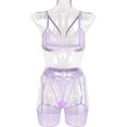 thumbnail image 6 of Bras for Women Womens Bra Women Perspective Underwear Bra Panties Skirt lingerie Roleplay Garter Belt Sets Sports Bras High Impact Sports Bra Strapless Bra Plus Size Lingerie, 6 of 7
