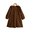 Brown, variant on LYMAYTER Kids Girls Long Sleeve Bow Dress Baby Toddler Pleated Casual A-Line Daily Wear 2-7Y