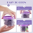 thumbnail image 5 of Lumikrypt 12Pcs 17Oz Plastic Food Storage Containers with Twist Top Lid, Food Freezer Storage Containers, Reusable Soup Containers, Thickened Food Containers for Lunch, Salad, Soup, Oats., 5 of 7