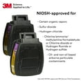 thumbnail image 2 of 3M Secure Click Multi-Gas/Vapor Cartridge/Filter P100 D80926 2PK, 2 of 7