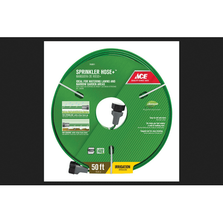 - Ace 50 ft. L Sprinkler Hose Kink Resistant