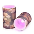 thumbnail image 7 of Yayeee Flameless Candles with Remote Flickering Battery Operated Multi Color Changing, Stripes Trees, 7 of 7