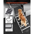 thumbnail image 3 of VEVOR 61 Inch Dog Grooming Bath Tub Stainless Steel w Ramp Water Filter Left, 3 of 9