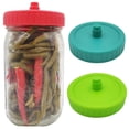 thumbnail image 1 of Coofit 3 Pcs Couvercle de Fermentation Mason Couvercle de Fermentation Airlock Couvercle de Cornichon pour Conservation, 1 of 10
