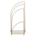 thumbnail image 4 of Balsa Circle 4 Gold Metal Floral Display Frame Half Moon Backdrop Stand Wedding Arch Set Party Decorations, 4 of 8