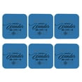 thumbnail image 2 of Balery 6 Pcs Not All Who Wander Designleather Coasters Set, Drink Table Cup Coasters For Living Room Kitchen Coffee Decor, 2 of 9