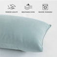 thumbnail image 4 of Ntbay 2 Pack Microfiber Ultra Soft Toddler Pillows, Machine Washable Travel Small Pillows with Excellent Resilience for Neck, Wrist, Lumbar and Knee Support, 13" x 18", Sea Green, 4 of 6