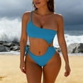 thumbnail image 5 of Lopeceal Women's One Piece Swimsuit One Shoulder Bathing Suit Sexy Cutout Tummy Control Summer Swimwear, 5 of 5