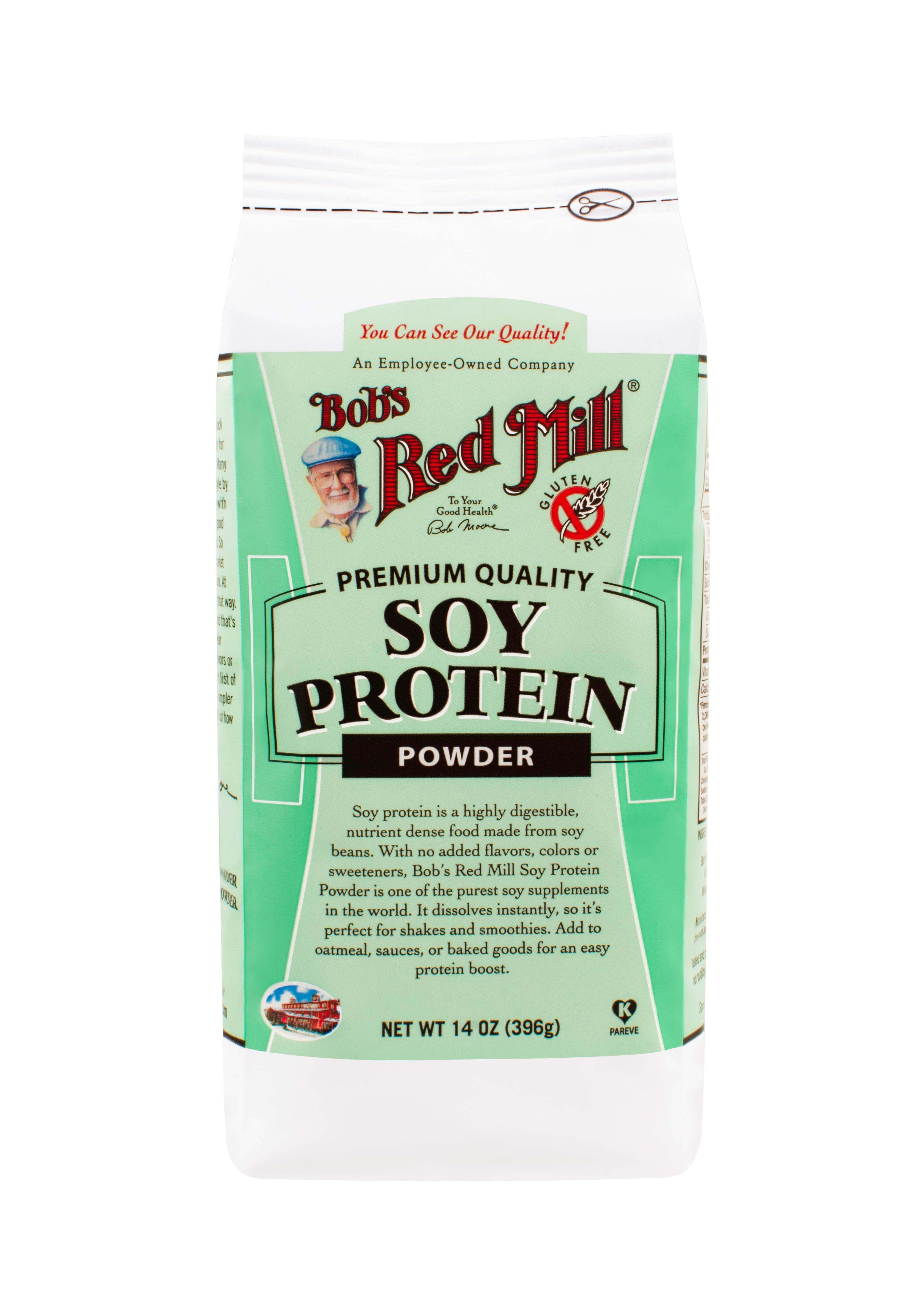 Bob's Red Mill Soy Protein Powder, Unflavored, 17g Protein, 0.9lb, 14