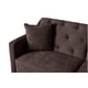 thumbnail image 5 of Sofá Cama de Velvet Chocolate Beehive Memory Foam Modelo Jagger Makora, 5 of 8