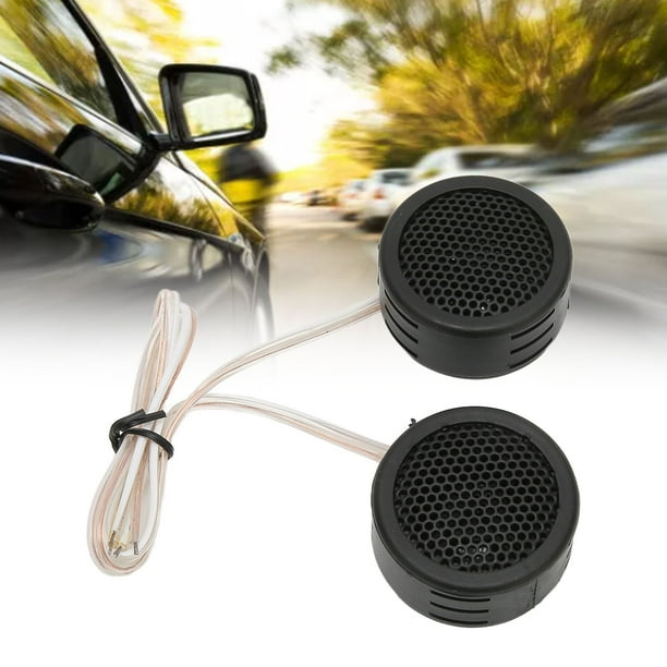 Coche 2 Uds Tweeters De Coche 97dB 500W Domo Interior Altavoz De Audio Estéreo Con Base Para De Sonido
