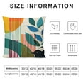 thumbnail image 5 of Nawypu  Boho Abstract Pillow Covers Mid Century Modern Throw Pillow Covers Geometric Leaf Sun Bohemian Pillow Cases Cushion Covers for Couch Bed Sofa Bedroom, 5 of 5