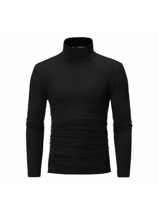 Mens Black Turtleneck Sweater