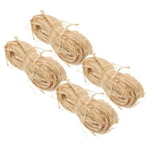 unbranded Raffia Ribbon 4 Bundles Khaki for Florist Bouquet Packaging and Craft Materials 6.29X2.36X1.97in