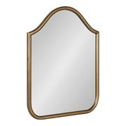 Kate and Laurel Fellows Traditional Scalloped Arched Wall Mirror, 18 x 24, Gold, Decorative Vintage Inspired Mirror with Bold Shape and Antique Finish