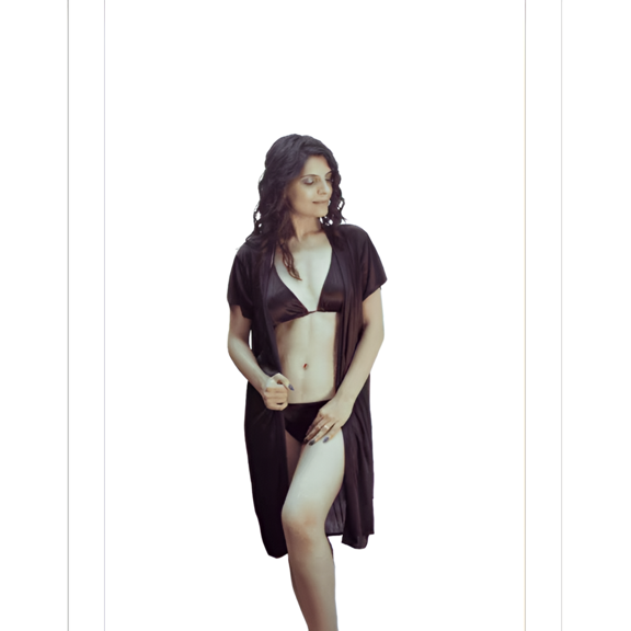 Day & Dark Women's Black Lingerie Set