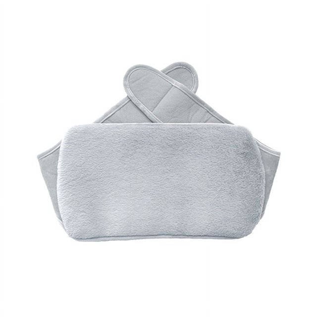 Bolsa de agua caliente con relleno de agua y cintura alargada de conejo de imitación de peluche, bolsa de agua caliente con relleno de agua para calentar el vientre, bolsa de agua caliente de