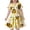 czb# Yellow393, variant on Girls Floral Dress Summer Breathable Long Sleeve Ruffled Tiered High Waist Flutter Sleeves Crewneck Casual Summer Dresses For Toddler Youth Beach Holiday Flowy Outfits,Pink,6-7 Years