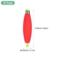 thumbnail image 3 of Uxcell 10-Pack Fishing Bobbers Floats, 3.78 Inch EVA Foam Weighted Bobbers Clip-on Floats Slip Corks Floaters Strong Buoys [Red], 3 of 7