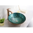 thumbnail image 2 of ANZZI Makata 16.5" Tempered Glass Vessel Bathroom Sink in Gold/Cyan Mix, 2 of 9