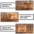 thumbnail image 2 of RUNROTOO 1 Set Wooden Small Tricycle Planter Holder For Outdoor Use, 2 of 7