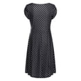 thumbnail image 3 of FRSASU Women Plus Size Clearance,Women'S Pregnant Baby Maternity Joint Polka Dot Printing Outwear Dress, 3 of 8