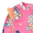 thumbnail image 4 of Disney Minnie Mouse UPF 50+ Long Sleeve Rash Guard & Bikini Bottom (Girls), 2 Piece Swimsuit Set, Sizes 4-6X, 4 of 8
