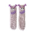 thumbnail image 2 of Onlysocks 4 Pair Cozy Fluffy Cartoon Monster Funny Socks for Family, 3D Crazy Novelty Face Winter Warm Thick Socks, Light pink, 2 of 3