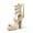 NUDE, variant on High Heels Chunky Block Platform Heels for Women Strappy Gladiator Sexy Open Toe Heels Dressy Pumps Sandals