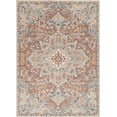 thumbnail image 2 of Well Woven Miro Amiens Medallion Oriental Bohemian Red Rust Blue Vintage Distressed 7'10" x 9'10" Area Rug, 2 of 8