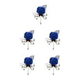 thumbnail image 3 of Guardoinrt Modern Minimalist Brooch Pin Unique And Fashionable Statement Piece Stylish Versatile Flower Brooch royal blue 5Set, 3 of 6