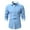 Light Blue, variant on Wyobmus Men's Slim Fit Shirt Fashion Solid Color Flip Collar Dress Shirt Business Affairs Tops Light Blue
