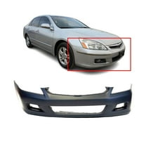 DCP Primed Front Bumper Cover for 2006-2007 Honda Accord Sedan EX LX SE Hybrid