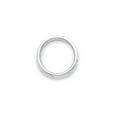 thumbnail image 2 of 10K White Gold Ring Band Wedding Milgrain Standard Half Round, 2 of 5