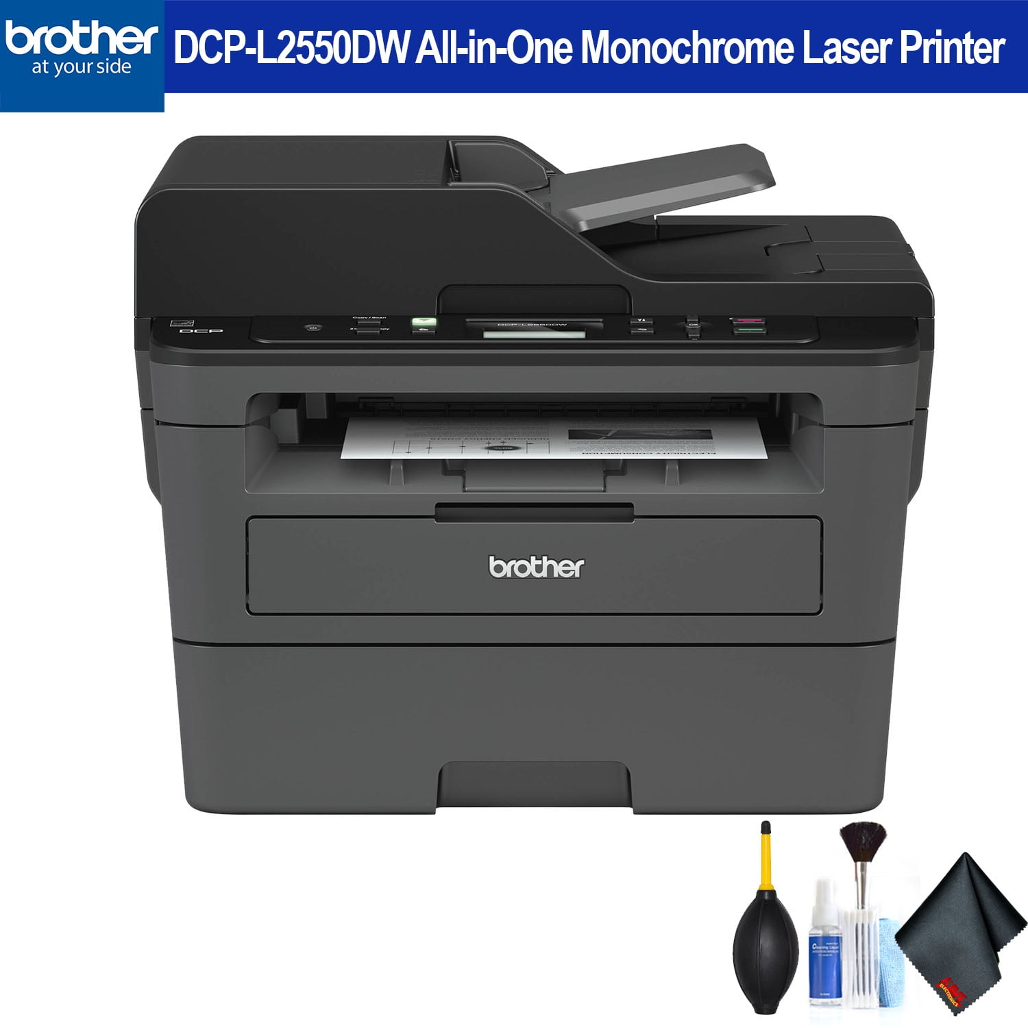 Brother All-in-One Monochrome Laser Printer Essential Bundle
