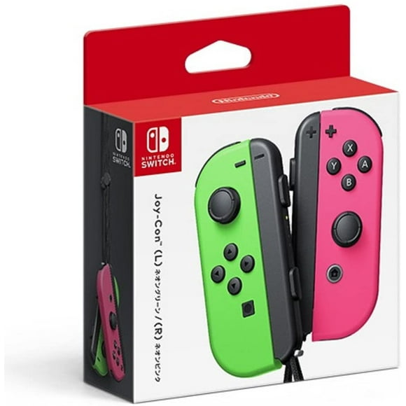 Joy-Con Nintendo Switch Splatoon Neon (L) Verde (R) Rosa Estandar