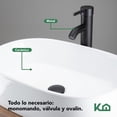 thumbnail image 3 of Gabinete Para Baño KingsHouse Mueble Lavamanos Ovalín Monomando 80x46x83 cm, 3 of 7