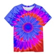 thumbnail image 5 of Ashirexll T-Shirts pour Filles à Manches Courtes Imprimés Col Rond Demi-Manches Haut pour Enfants Décontracté Polyvalent, 5 of 5