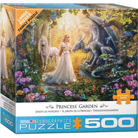 EUROGRAPHICS Princesse Jardin 500 Pièces de Puzzle Surdimensionnées