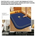 thumbnail image 5 of QTBIUQ 19.7X31.5 Inch Household Absorption Entrance Door Mat Bathroom Mat bathroom Water Toilet Quick Drying Diatomaceous Earth Mat Dark Blue, 5 of 6