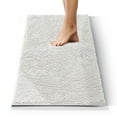 thumbnail image 5 of Nestl Bathroom Rugs, Machine Washable Bath Mats For bathroom Floor Rugs, Nonslip Backing Rubber Bath Rug, White, 5 of 6