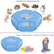 thumbnail image 5 of Naiovety Corralito de animales pequeños, valla plegable para mascotas, tienda de jaula impermeable transpirable para mascotas con cubierta de cremallera Almacenamiento y organización del hogar No.1 Naiovety HA039954-01, 5 of 6