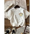 thumbnail image 1 of Girls Casual Summer Crew Neck Short Sleeve T-Shirt, 1 of 6