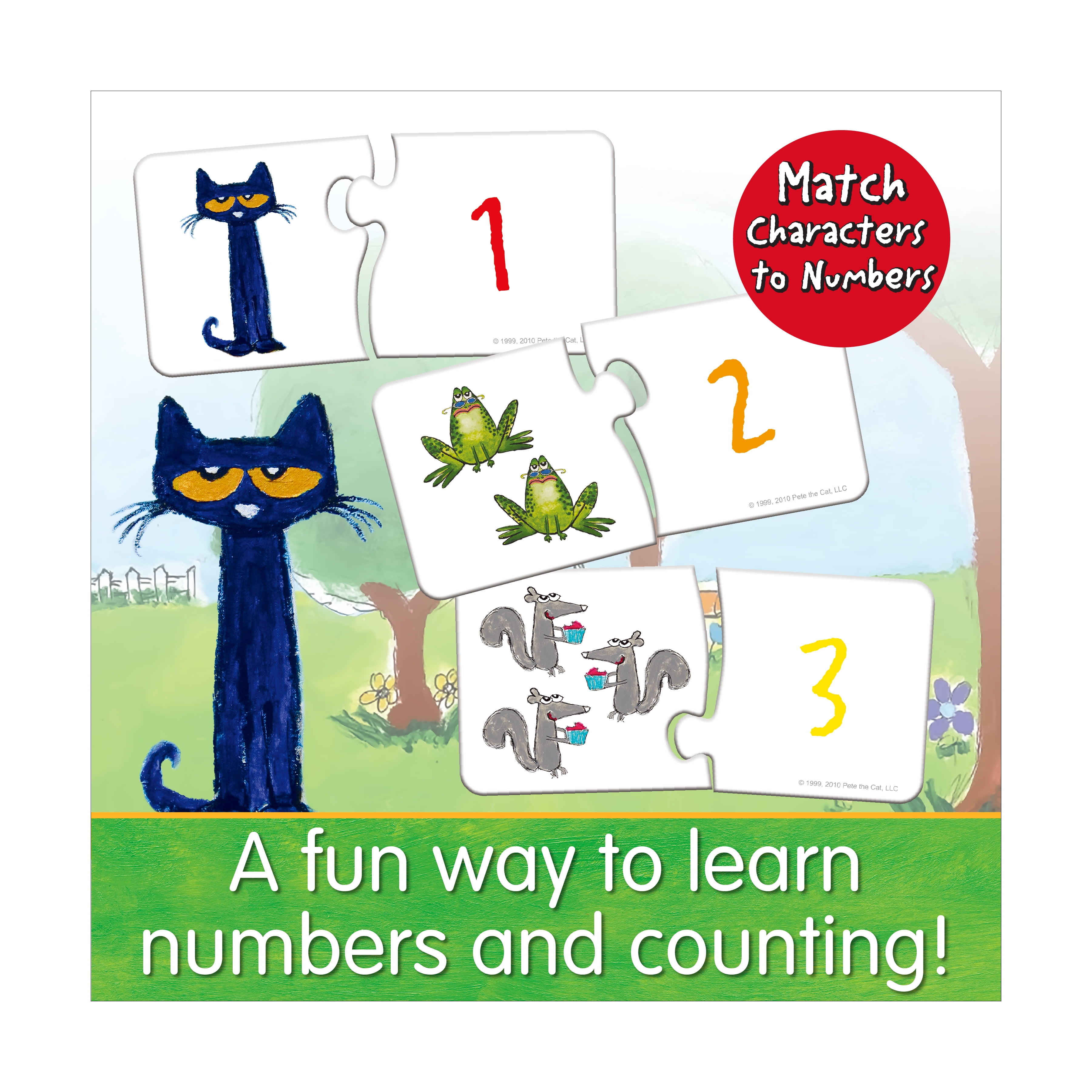 The Learning Journey Pete the Cat Match It! Tin - Counting
